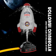 Feitian Sprinkler Rocket Sprinkler Space Rocket Rotating Into The Sky Water Toy Explosion
