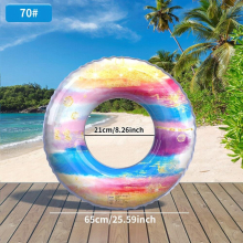 Childrens Swimming Ring Thickened Life saving Ring Anti rollover For Boys And Girls Beginners And Little Children Cartoon Weather Animal Inflatable U