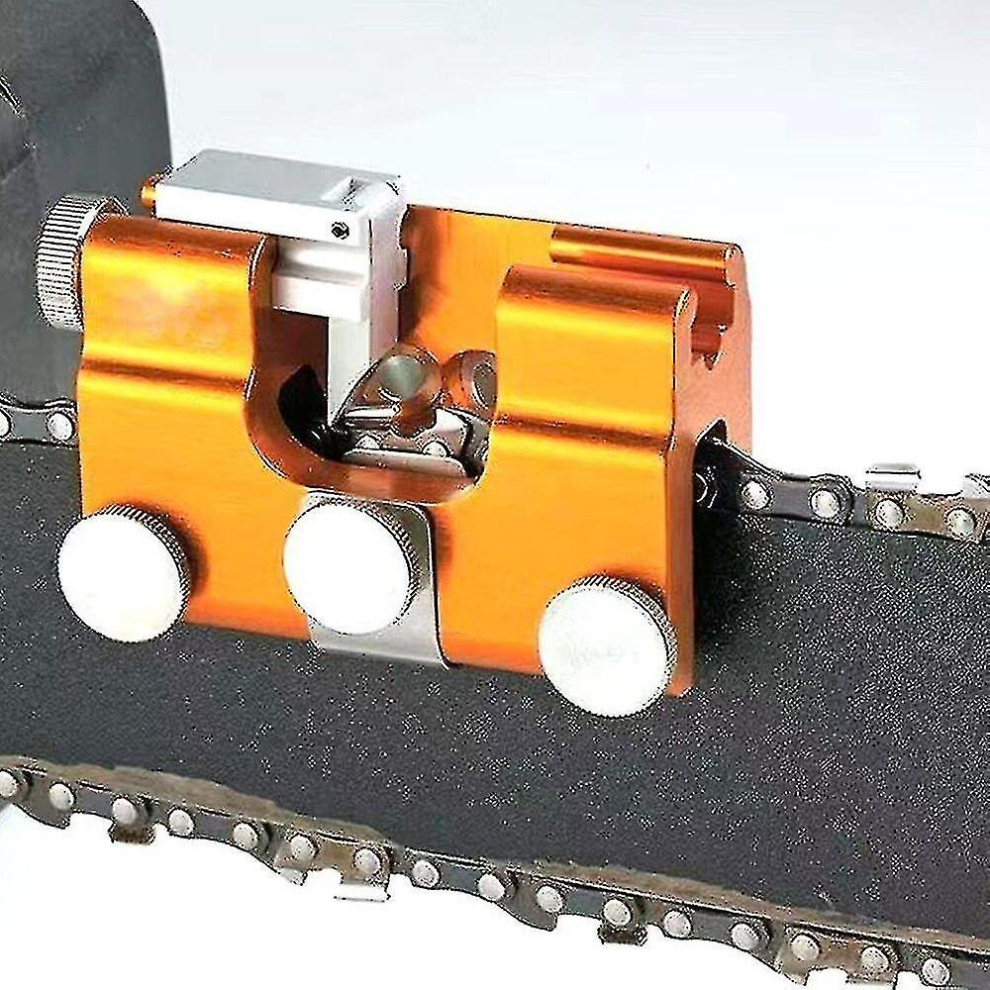 Timberline Chainsaw Chain Sharpening Jig Electric Chainsaw Sharpening Kit For All Types Of Chainsaws, Gold