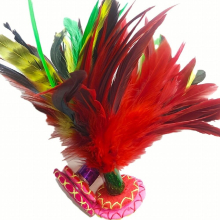 Hand sewn Feather Shuttlecock In double Layer One Box Fitness Training Resistant Shuttlecock With Large Flowers