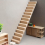 Doll House Simulative Mini Railless Stairs Scene Decoration 5