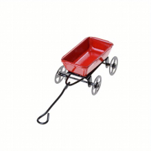 1pc 1 12 Dollhouse Garden Metal Cart Furniture Pretend Play Toys Decor