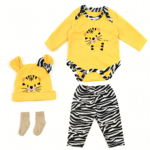 Reborn Baby Dolls Clothes 22 Inch Outfit Accessories Yellow Clothes Set For 17 22 Inch Reborn Doll Not Include Doll