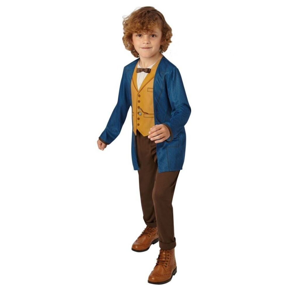 Newt Scamander Fantastic Beasts Child's Fancy Dress Costume Large Size