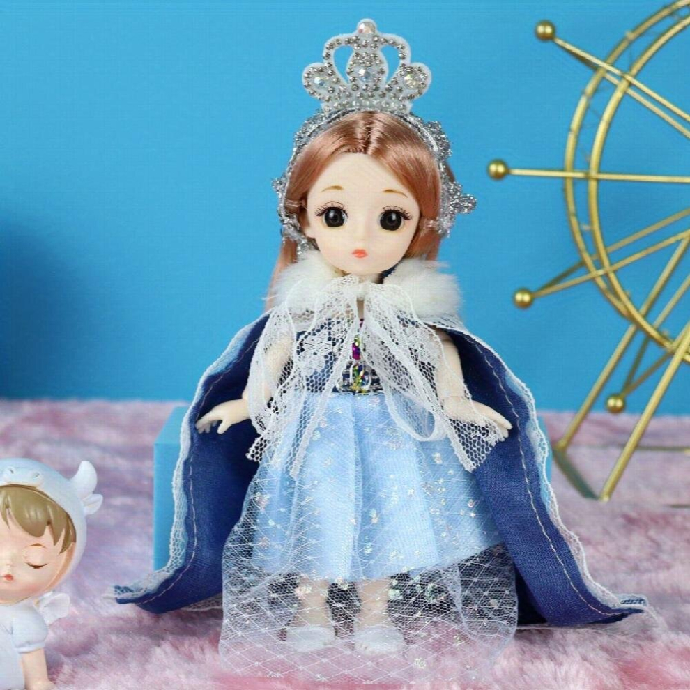 6 69inch Doll Simulated Dolls For Girls Mini Snow Princess Toys For Girls Decorations Gift Doll Clothes Headwear-image-OPC-PD5GPHB-NEW