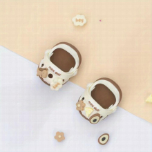 1pair 7 87inch Plush Doll Accessories Doll Hole Shoes Board Shoes Baby Shoes Doll Slippers