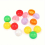 100Pcs Plastic Empty Toy Vending Capsules Half Clear Half Round Ball 5