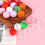 100Pcs Plastic Empty Toy Vending Capsules Half Clear Half Round Ball 7