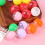 100Pcs Plastic Empty Toy Vending Capsules Half Clear Half Round Ball 3