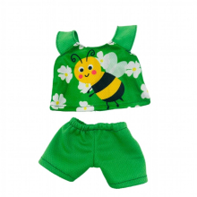 Clothes Accessories For Baby Doll Bee Pattern Tops And Pants Doll Clothes Fits For 25 4 30 48 Cm Alive Dolls Birthday Gift For Kids Not Included Doll