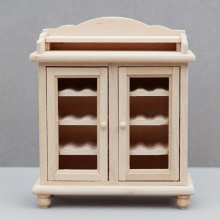 Dollhouse Simulative Mini Furniture Wine Cabinet Scene Decoration
