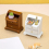 Mini Furniture Wooden Bedside Table Decorations Gift 2