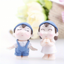 Micro Landscape Ornaments DIY Landscape Accessories Material Potted Plant Decoration Couple Ornaments Doll House Couple Toy
