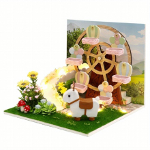 Doll House Diy Cabin My Small Scene 3d Three dimensional Building Model Leisure Combination House Creative Gift