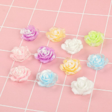 3 5 8pcs Simulation Luminous Rose Mini Fairy Garden Furniture Doll House Statue Ornaments Accessories Party Family Toys Decorations Crafts Add A Touch