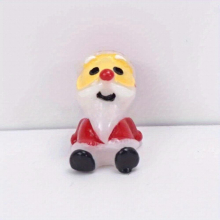 Doll House Scene Small Doll Window Decoration Plastic Santa Claus