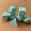 7pcs set Complex Patterns Polyhedral Dice Set Board Games Accessories 10
