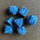 7pcs set Complex Patterns Polyhedral Dice Set Board Games Accessories 8