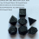 7pcs set Vintage Number Pattern Dice Set 2
