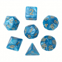 7pcs Polyhedral Dices For Board Game Christmas Thanksgiving Years Gift