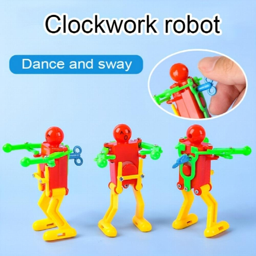 2pcs Winding Robot Toys Random Chain Dancing Robots And Interesting Creative Toys 1