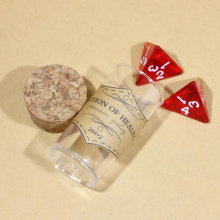 Healing Potion Series Red Polyhedral Dices For Table Games Christmas Thanksgiving Years Gift