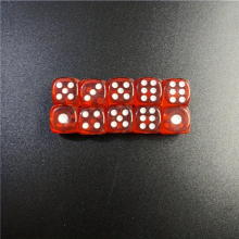 10pcs set 12mm 0 47in 11 Colors Acrylic Transparent Dice Hexahedron Round Corner Entertainment Bar KTV Dice Set