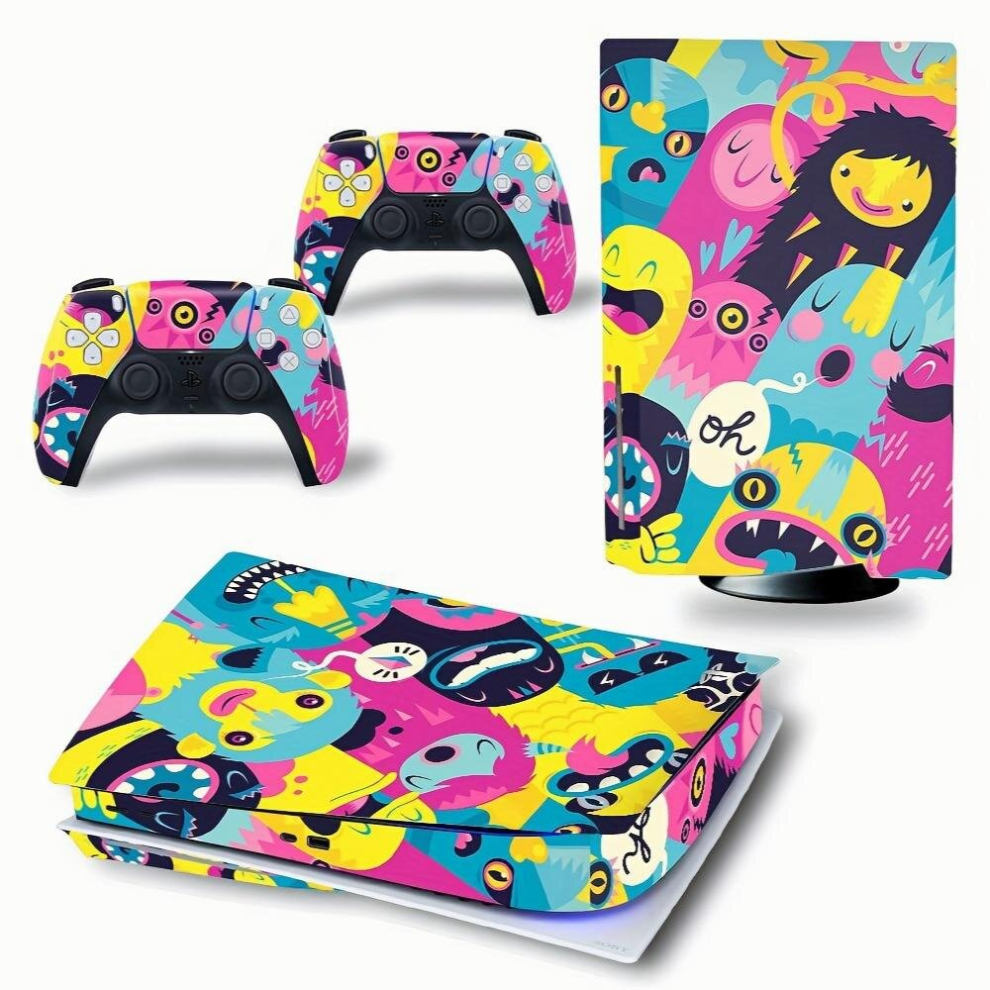 Full Console And Controller Vinyl Sticker Directional Sticker Film Durable Skin Anti Scratch Sticker No Bubbles 885680083464