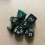 7pcs set Starry Sky Two Polyhedral Dice Board Game Dice Set 7