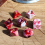 7pcs Set Cherry Cream Starry Sky Dice Tabletop Roleplaying Games RPG Dice Set 1
