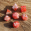 7pcs Set Rose Pearlescent Dice Table Games RPG Dice Set For Party 6
