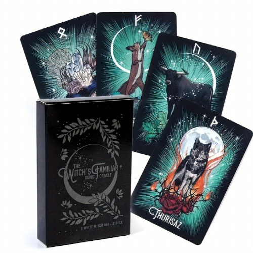 Witchs Familiar Runic Oracle Scan QR Code On The Box To Get The Guidebook 1