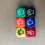 1 Rock Paper Scissors Game Dice Punching Fun Dice Small Toy 3