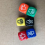 1 Rock Paper Scissors Game Dice Punching Fun Dice Small Toy 4
