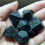 7pcs Set Vintage Number Pattern Polyhedral Dice Set Suitable For Board Game 5