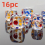 16 Pc Transparent Crystal Dice Toy 2