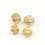 5pcs 6 Sided Brass Dices For Board Game Bar Supplies Game Tool Random Style 6