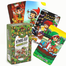 Unlock The Magic Of Christmas With The Xmas Elf Tarot Green Edition Divination Table Games Beginner Tarot Readers Fortunetelling Family Party Enterta