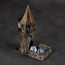 Tree Dice Tower Easy Roll Dice Perfect For Role Playing Game Enthusiasts Ideal Dice Tower And Tray