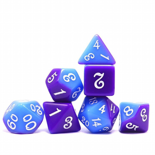 7pcs set Mixed Two Polyhedral Dice Set Board Games Accessories 1