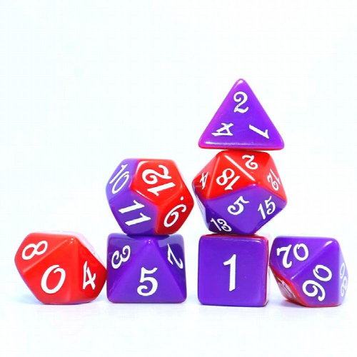 7pcs set Mixed Two Polyhedral Dice Set Board Games Accessories 2