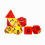 7pcs set Mixed Two Polyhedral Dice Set Board Games Accessories 8