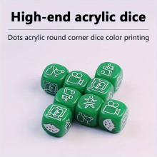 5pcs Essential Dices For Party Multiplayer Games Bars And Clubs Accessories Fun Casual Board Games For Family Gatherings