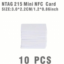 10pcs Programmable NFC Tags Rewritable NFC Chips Suitable For All NFC enabled Phones With 504 Bytes Of Memory