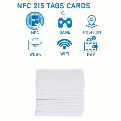 10pcs Programmable NFC Tags Rewritable NFC Chips Suitable For All NFC enabled Phones With 504 Bytes Of Memory 1