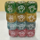 4pcs 20mm Transparent Glitter Guessing Dice Set Game Dice 5