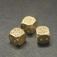11MM Solid Copper Pigment Family Game Dice Bar KTV Entertainment Dice