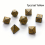 Complex Antique Pattern faceted Number Board Game Collection Game Dice 9