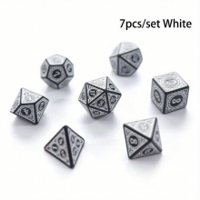 Complex Antique Pattern faceted Number Board Game Collection Game Dice