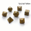 Complex Antique Pattern faceted Number Board Game Collection Game Dice 8
